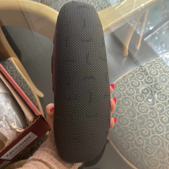 NWB Quoddy Fireside Slippers Size 12 Brown - Picture 4 of 5